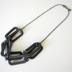 Image of LINK_HOLLOW 2-strand necklace