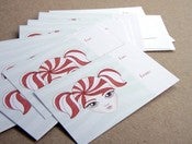 Image of Peppermint Patty to/from tags and baker's twine