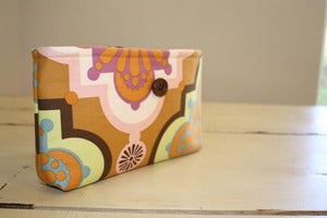 Image of Diaper/Wipes Case in Fall Geometric