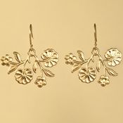 Image of Vintage Charm Earrings - Floral