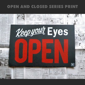 Image of OPEN print