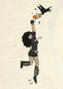 Image of Black Metal Sunday print