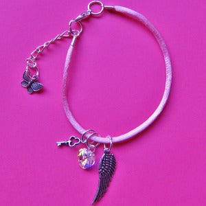 Image of My Angel Holds The Key Friendship Bracelet (As Seen in OK Magazine)