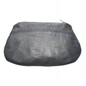 Image of Grey Leather Coin Purse