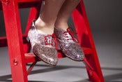 Image of MULTICOLOR GLITTER OXFORDS