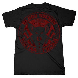 Image of Black Victory - "Blood Suckin" GUYS T RED 