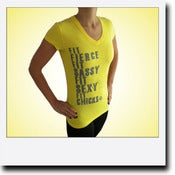 Image of 'Fierce, Sassy, Sexy' T Shirt - Sunshine