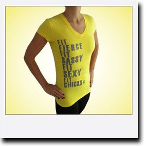 Image of 'Fierce, Sassy, Sexy' T Shirt - Sunshine