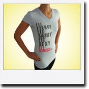 Image of "Fierce, Sassy, Sexy" T Shirt - Baby Blue