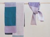 Image of mini scarves blues
