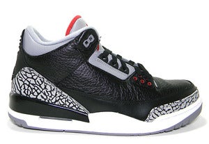 Image of Nike Air Jordan III(3) 2011 Retro "Black Cement" Edition