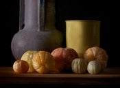 Image of Peeled lemon, grapefruit, Pink grapefruits, tangerine, orange, lime