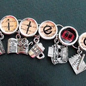 Image of Write On Writers Charm Bracelet