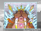 Image of The Walrus King PRINT