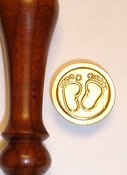 Image of 080 - Baby Feet Wax Seal Stamper