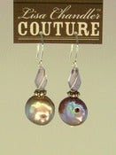 Image of Lavender "Coin" Pearl, Amethyst, Sterling Silver -- One-of-a-Kind (F782)