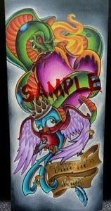 Image of Original Drawing- True Til Death- Amanda Orcutt