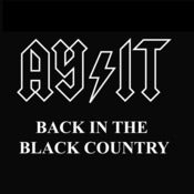 Image of AY-IT Back in The Black Country, Bostin Design - Black, available as Tee Shirt and Poster