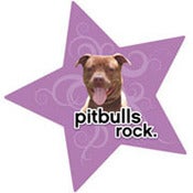 Image of Pit Bulls Rock Car Magnet