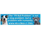 Image of "The Pit Bull Problem..." Car Magnet