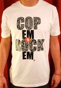 Image of CopEmNRockEm Men's Signature Tee (Cement)