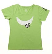 Image of All Good Banana t-shirt (womens, green)