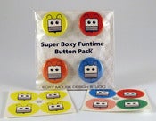 Image of Boxy Bee Buttons