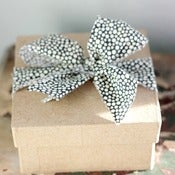 Image of Blue Fabric Ribbon 