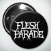 Image of Flesh Parade "Classic Logo" (1" Buttons - Set of 3)