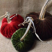 Image of Velvet Plush Pumpkin Classic Holiday Trio
