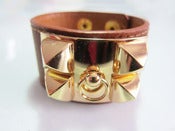 Image of Thick Brown Gold Cuff