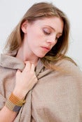 Image of Brass Four Color Cuff B (9-Row)