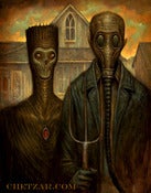Image of POST AMERICAN GOTHIC- CANVAS GICLEE