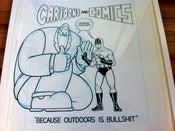 Image of Original Art (Framed): Cartoons and Comics