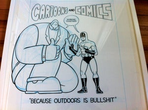 Image of Original Art (Framed): Cartoons and Comics