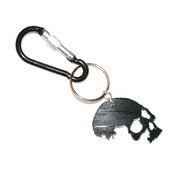 Image of Keychains made with recycled vinyl records.