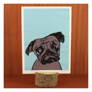 Image of STANLEY THE PUG PRINT by Evie Kemp