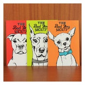 Image of BAD DOG SOCIETY POSTCARDS by Evie Kemp