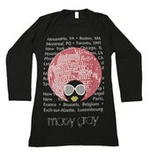 Image of BLACK Tour Shirt (Baseball T) 