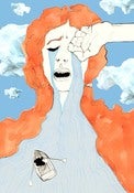 Image of SONG CANVAS: 'Cry Me A River' A3 print