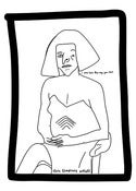 Image of Detailed portrait of the pop singer Lady Gaga