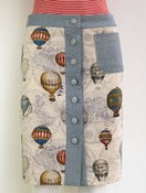Image of Button-Through Skirt, Beige Balloons 