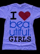 Image of I HEART BEAUTIFUL GIRLS TEE