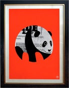 Image of Panda News Art Print Framed