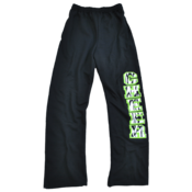 Image of Green Zebra Cheerleader Open Bottom Sweat