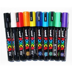 Image of POSCA PAINT PENS MEDIUM TIP