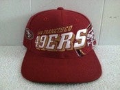 Image of VTG SAN FRANCISCO 49ERS SF SHADOW SCRIPT TISA RICE YOUNG 1990S SNAPBACK HAT CAP