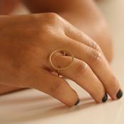 Image of Open Circle Cocktail Ring