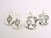 Image of hot air balloon earrings