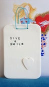 Image of Tableau Give a Smile (coeur)